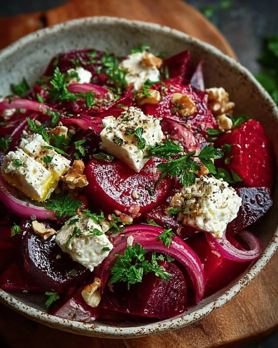 Rote-Bete-und-Fetakäse-Salat