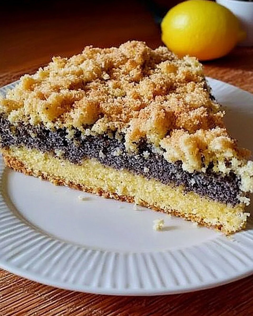 Schlesischer Mohnstreuselkuchen