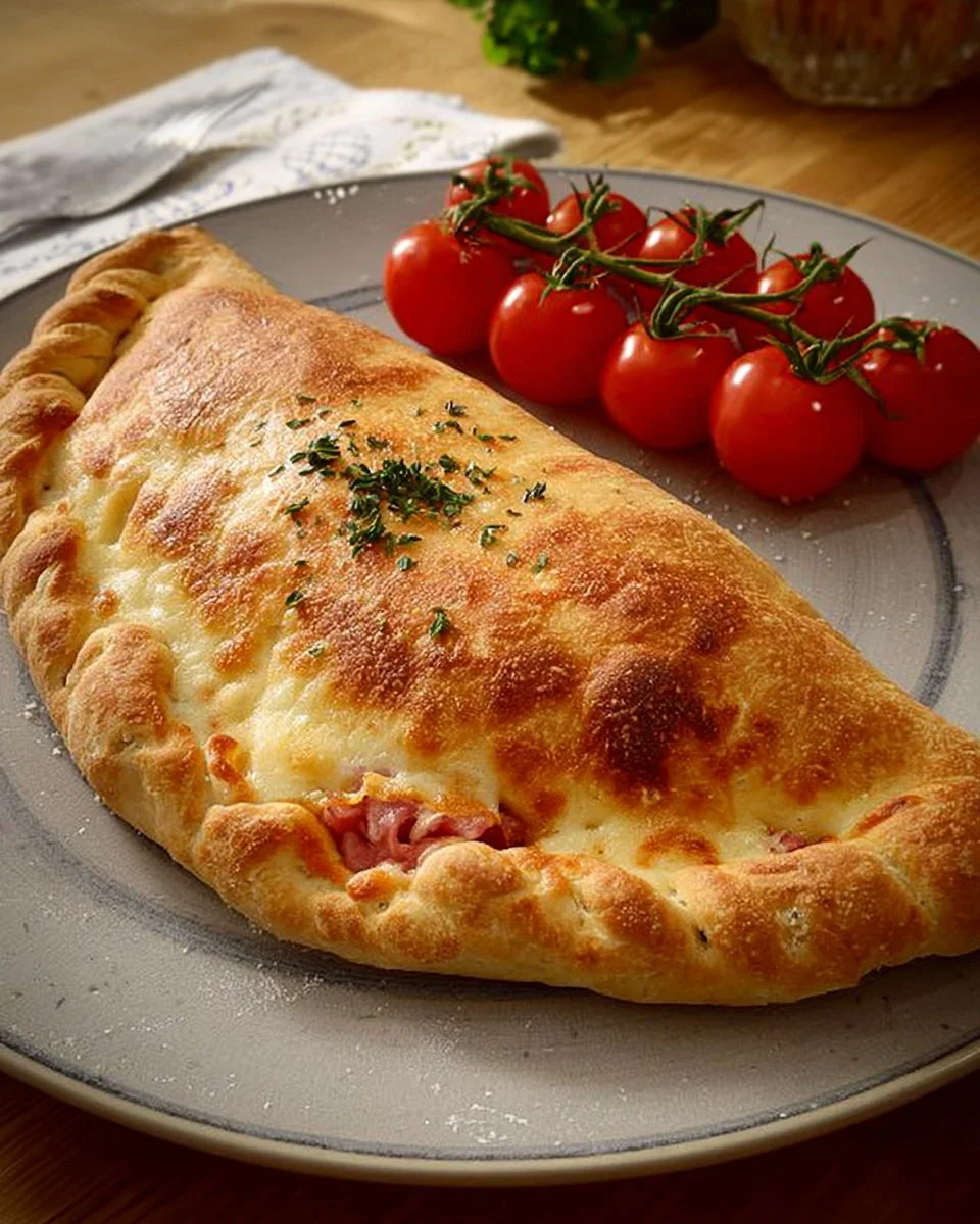 Schnelle Calzone Rezept mit köstlicher Füllung