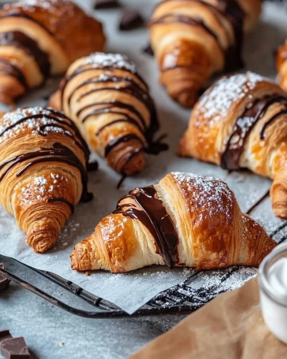 Schokohörnchen mit Nutella