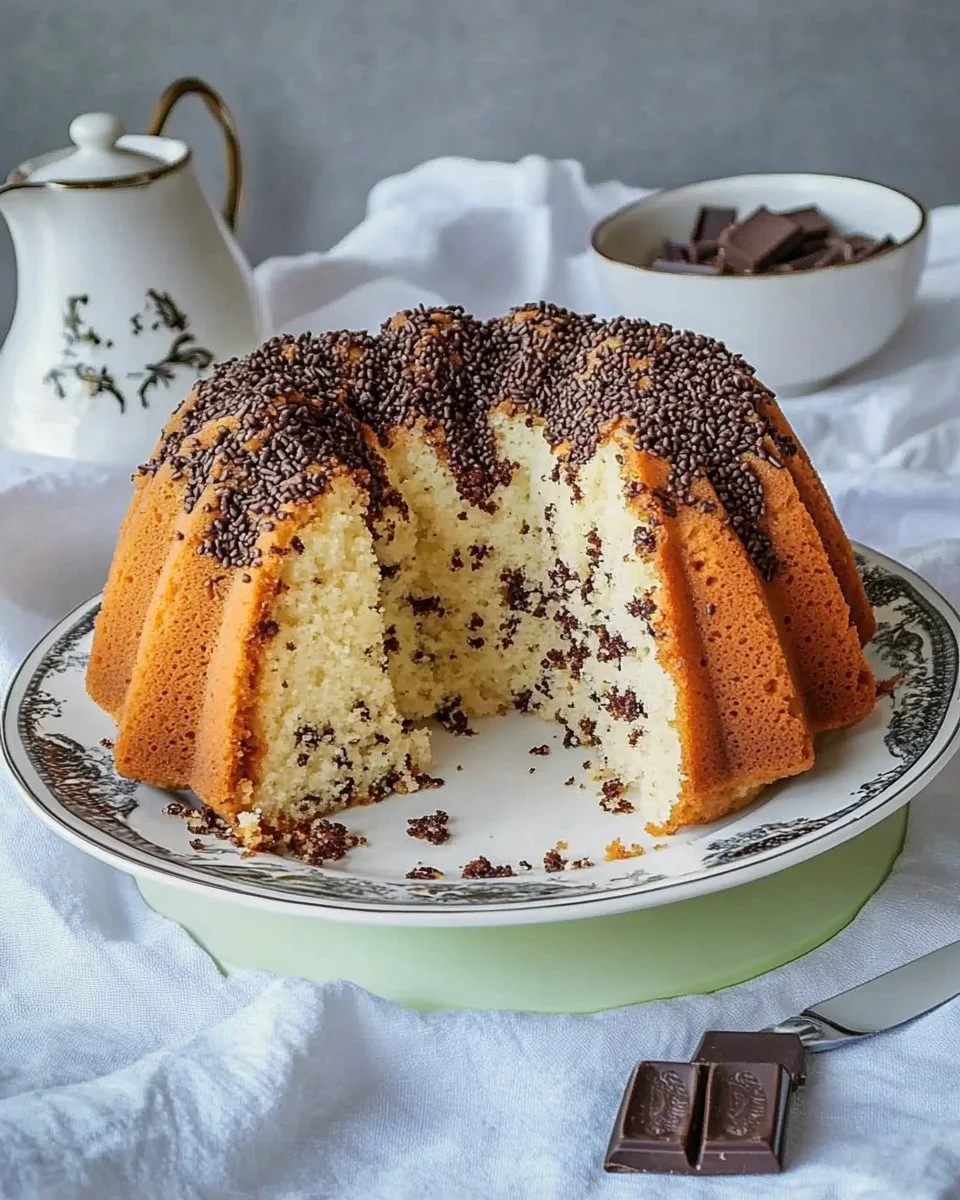 Stracciatella-Bundt-Kuchen