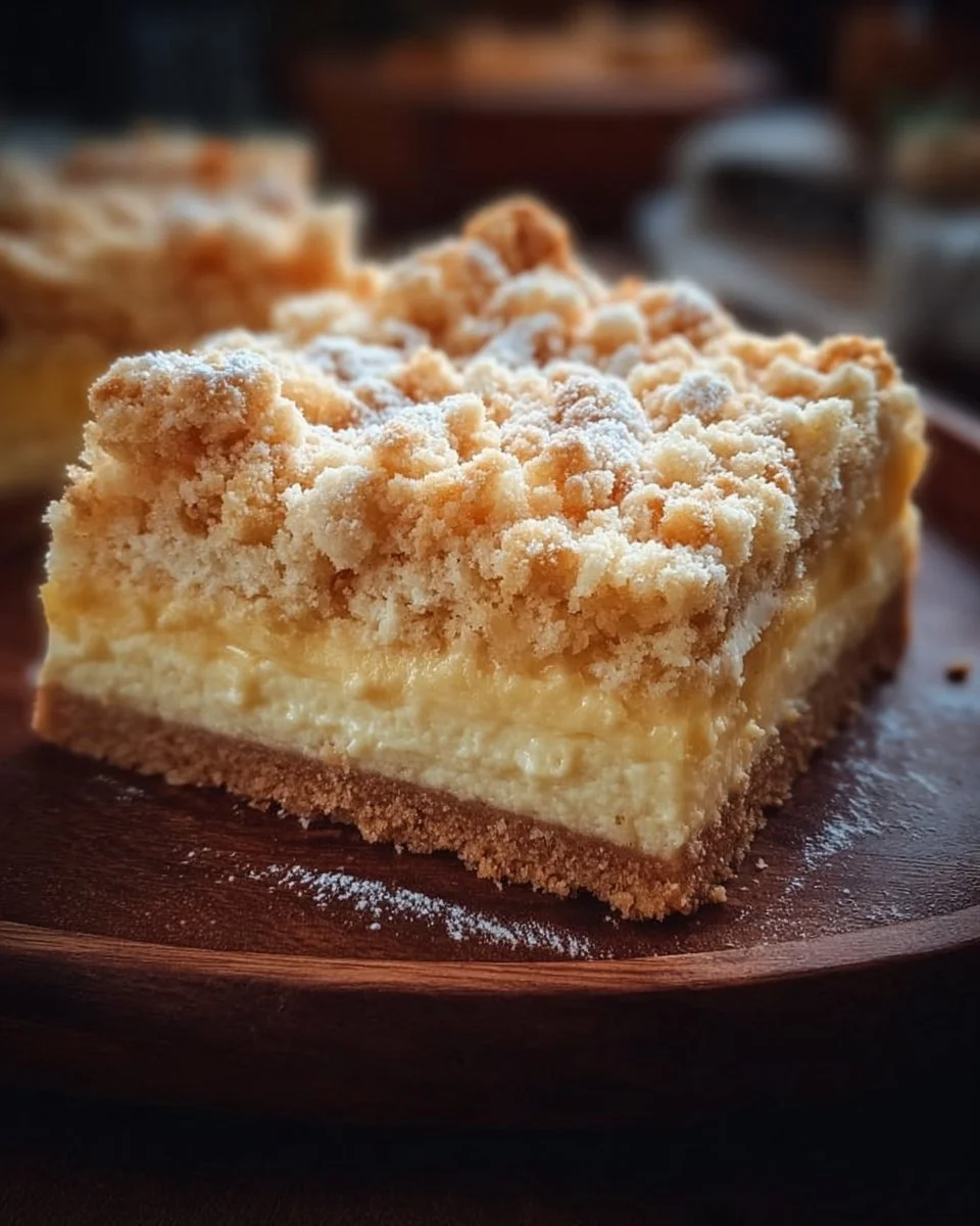 Streuselkuchen mit Pudding