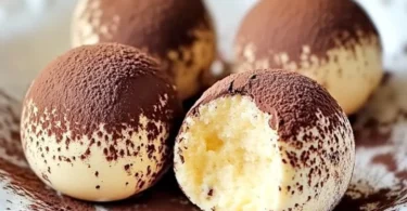 Leckere Tiramisu Pralinen mit Kaffee und Schokolade