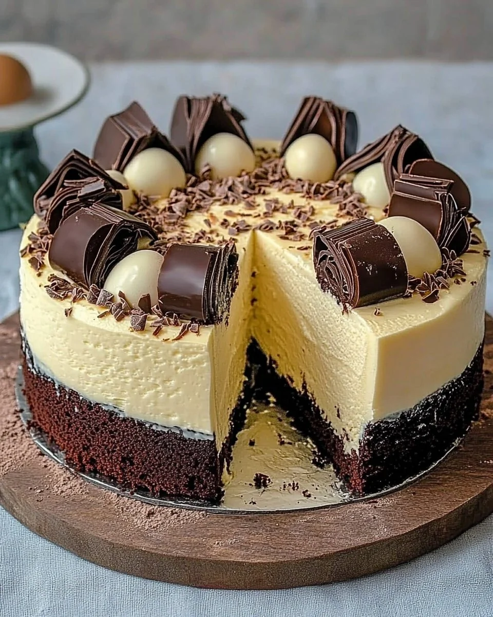 Traumhafte Eierlikör-Cremetorte mit Sahne und Dekoration