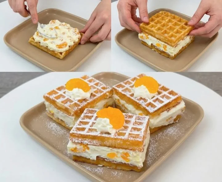 Waffelkuchen ohne Backen