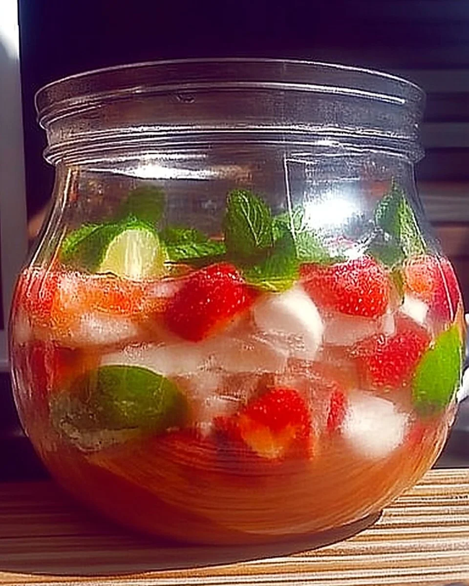 Weltbeste Erdbeer-Punsch