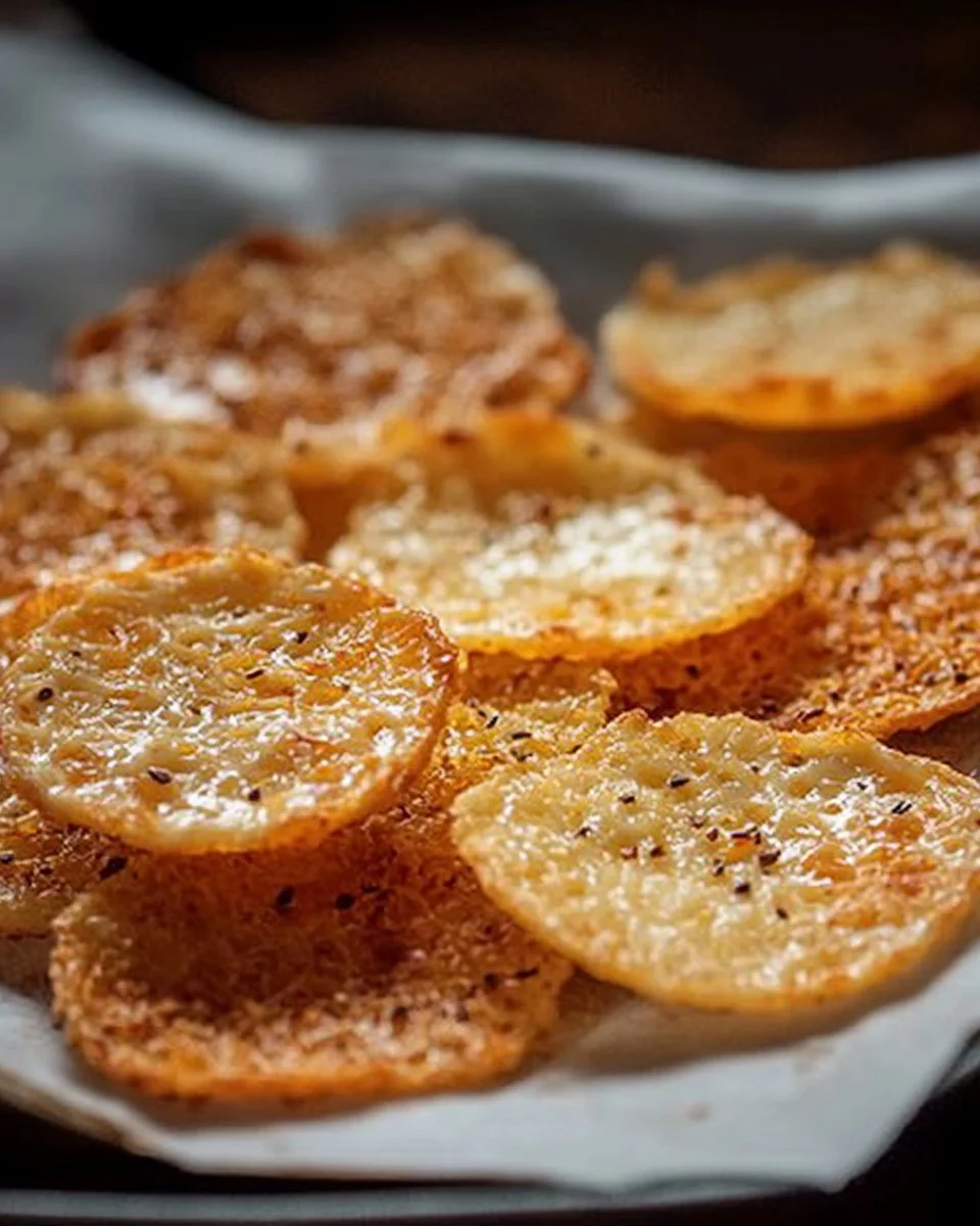 Würzige Parmesan-Chips