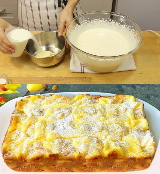 Frisch gebackener Apfelkuchen mit Äpfeln und Zimt auf einem Teller