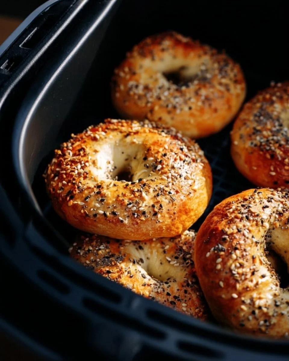 Bagels aus der Heißluftfritteuse