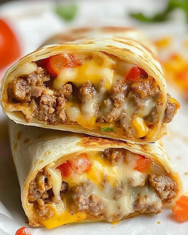 Cheeseburger-Wrap