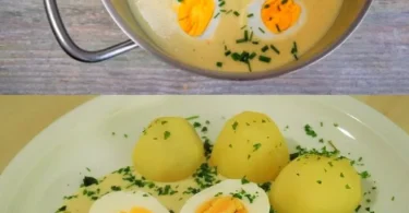 Eier in Senfsauce - klassisches Rezept mit zarten Eiern und würziger Senfsoße