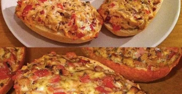 Frisch gebackene Fernsehbrötchen auf einem schönen Teller