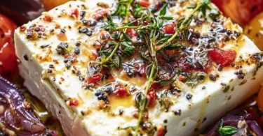 Leckeres Feta-Gericht aus dem Airfryer, perfekt zubereitet
