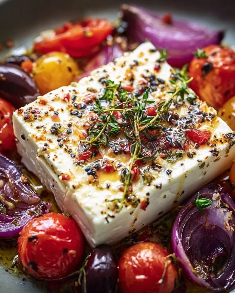 Leckeres Feta-Gericht aus dem Airfryer, perfekt zubereitet