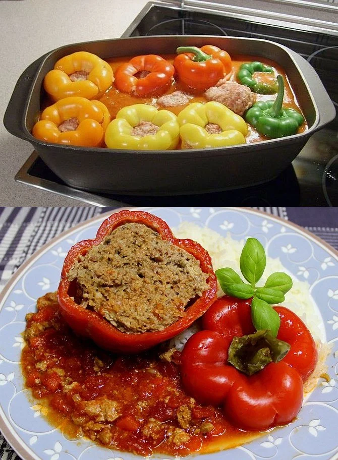 Gefüllte Paprika