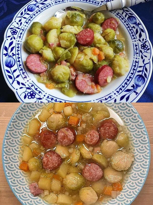 Gemüseeintopf mit Mettwurst