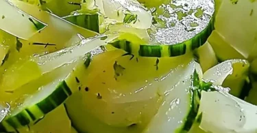 Gurkensalat mit Chinakohl, ein leichtes Rezept zum Abnehmen
