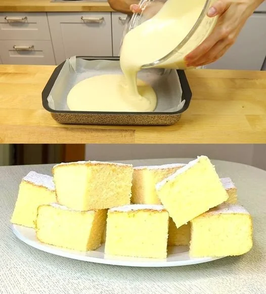 Heißer Milchkuchen
