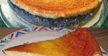 Mohnsahne Kuchen mit Sahne und Mohn für einen abgerundeten Genuss