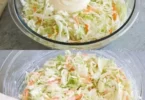 Eine Schüssel Olivers Salat mit frischen Zutaten und ansprechender Präsentation.