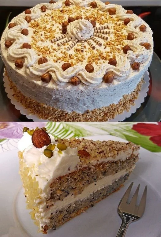 Omas Nuss Sahnetorte