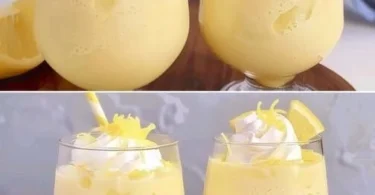 Erfrischende Pina Colada mit Ananas und Kokosnuss in einem Cocktailglas