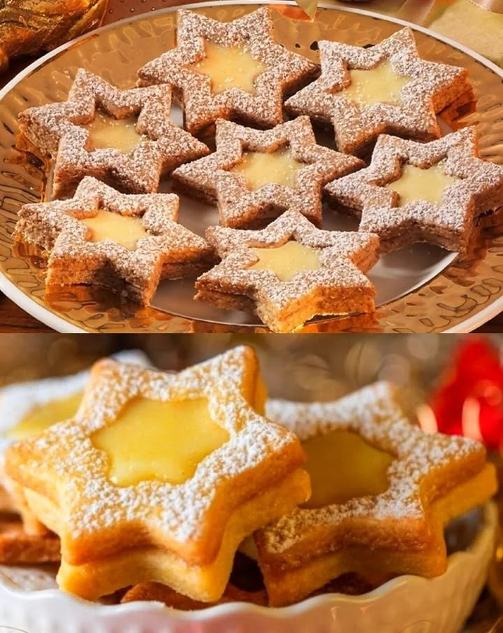 Plätzchen mit Eierlikörfüllung