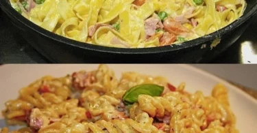 Schinken Nudeln - ein köstliches und einfaches Rezept