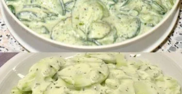 Schneewittchen Salat mit frischem Obst und Nüssen in einer Schüssel.