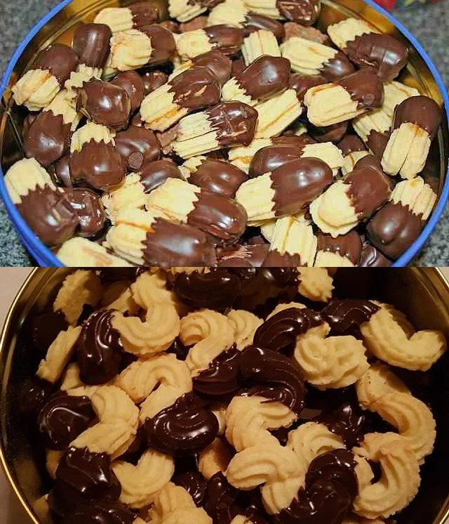 Schokoladenkekse mit Marmelade