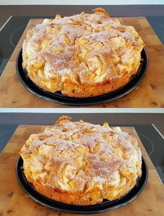 Saftiger Apfelkuchen mit frischen Äpfeln und aromatischem Teig
