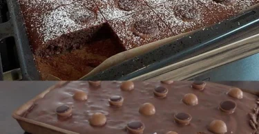 Toffifee Kuchen mit Schokolade und Karamell für einen süßen Genuss