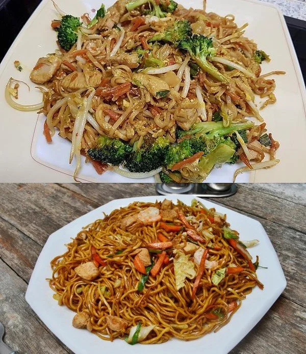 Wok-Noodles with Chicken and Vegetables
