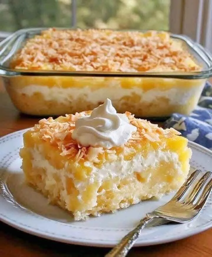 Ananas-Kokos-Traumkuchen