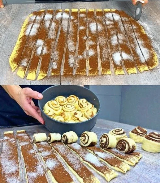 Apfel-Schnecken mit Zimt-Zucker