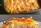 Blumenkohl mit Hackfleisch überbacken, ein schmackhaftes Gericht