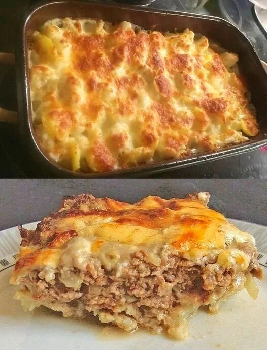 Blumenkohl mit Hackfleisch überbacken, ein schmackhaftes Gericht