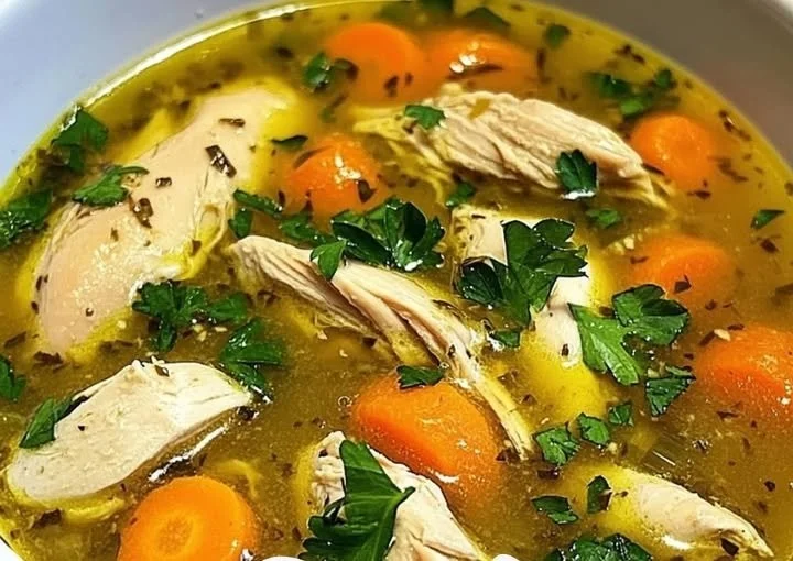 Entzündungshemmende Kurkuma-Hühnersuppe