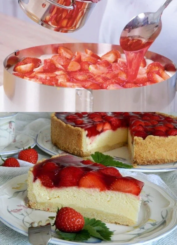 Erdbeer-Käsekuchen ohne Backen