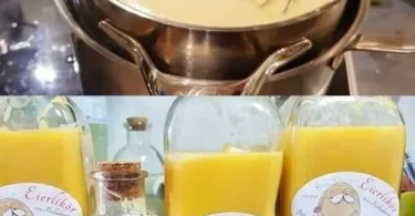 Fantastischer Eierlikör in einem Glas, ideal für besondere Anlässe