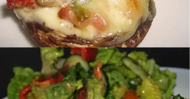 Gefüllte Champignons mit einer leckeren Füllung