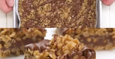 Gesunde Hafer-Riegel ohne Backen, ideal für einen schnellen Snack