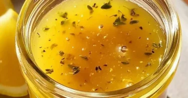 Rezept für Honig-Senf-Zitronen-Vinaigrette, ein aromatisches Dressing für Salate