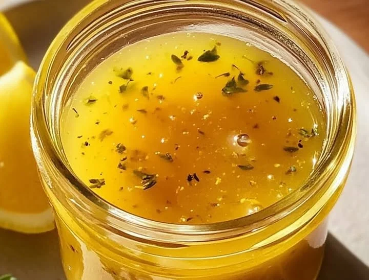 Honig-Senf-Zitronen-Vinaigrette