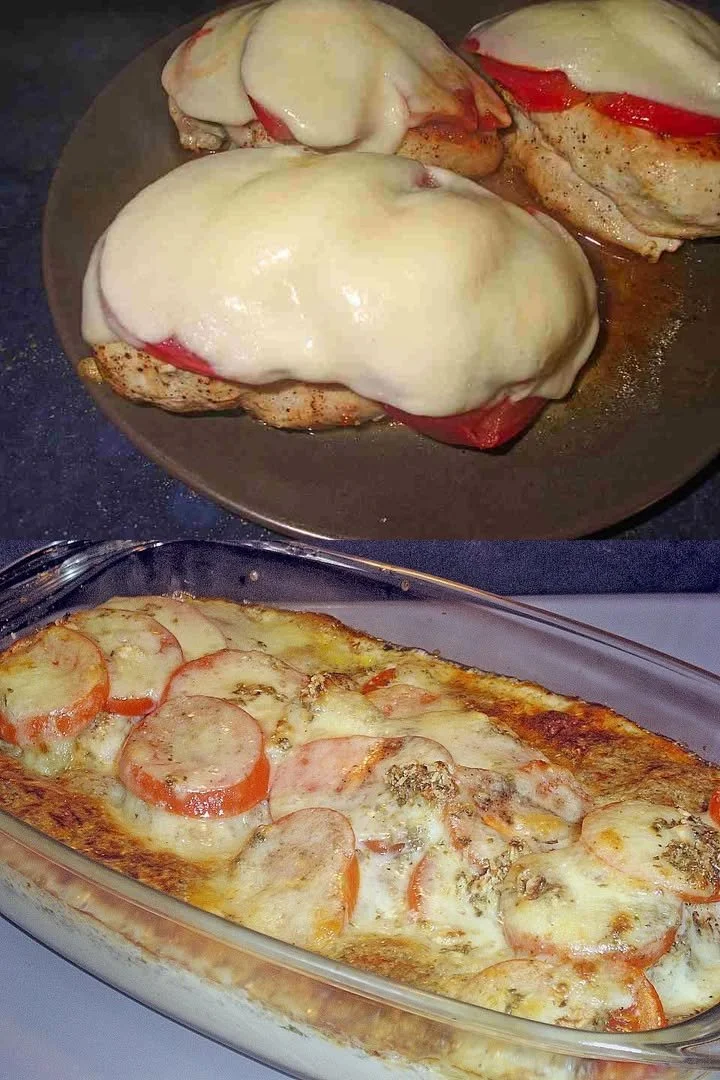 Hühnchen mit Mozzarella