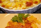 Leckeres Kartoffelgratin frisch aus dem Ofen