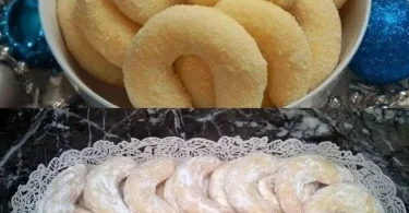 Ein Teller mit frisch gebackenen Kipferl in verschiedenen Variationen.