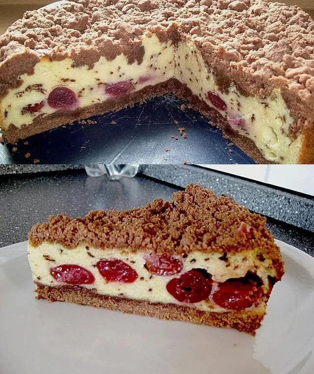 Kirschtorte mit Quark