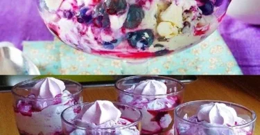 Mascarpone-Beeren-Dessert mit frischen Beeren und sahniger Mascarpone-Creme