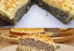 Mohnkuchen mit Paradiescreme - ein köstliches Dessert für jeden Anlass